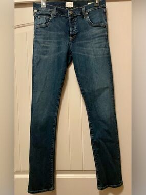 Citizens Of Humanity Boyfriend Jeans in Deep Blue Wash